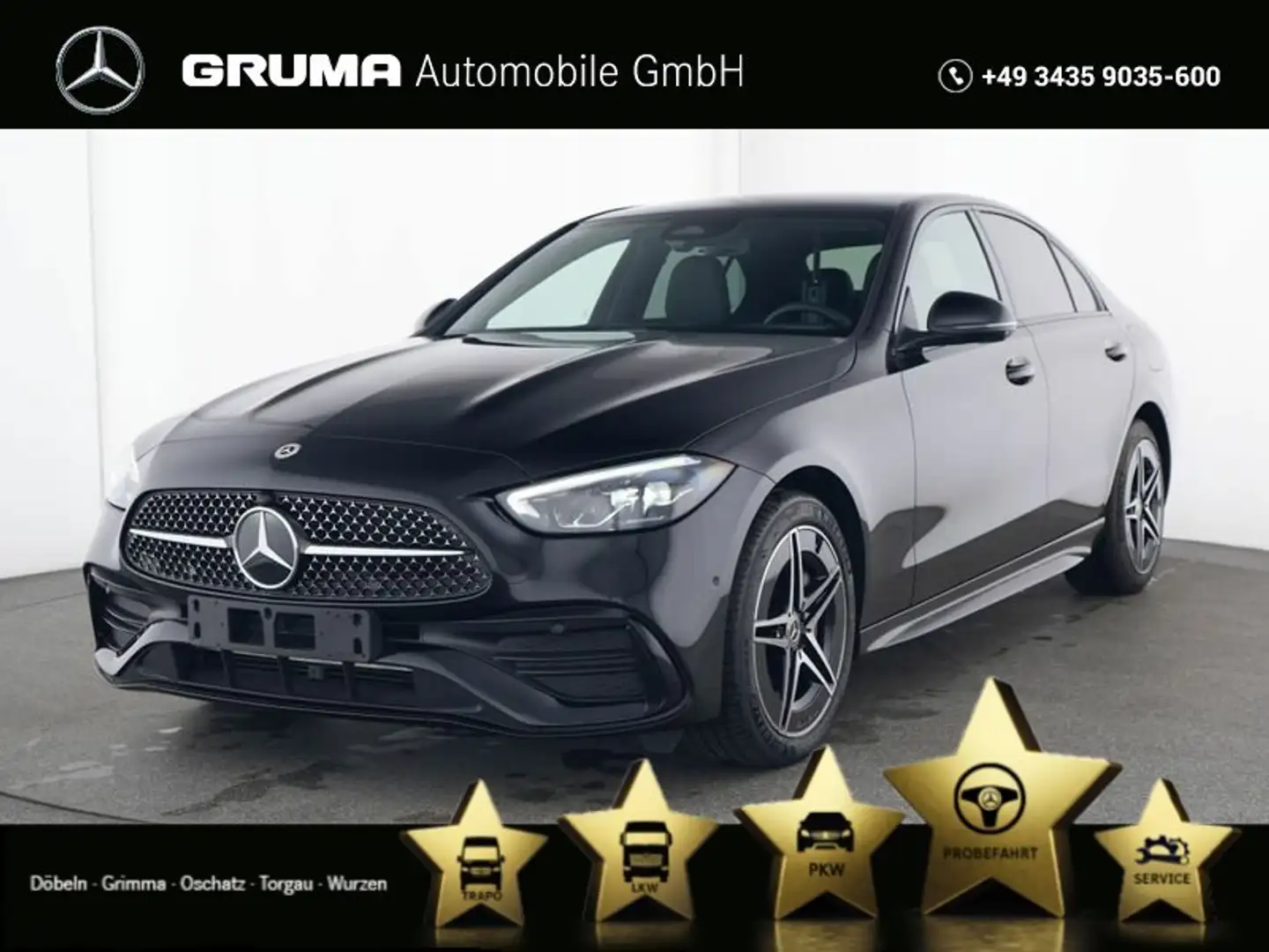 Mercedes-Benz C 300 C 300 e Ed.AMG+Night+Burm3D+Distr+Pano+CarPlay+ Schwarz - 1