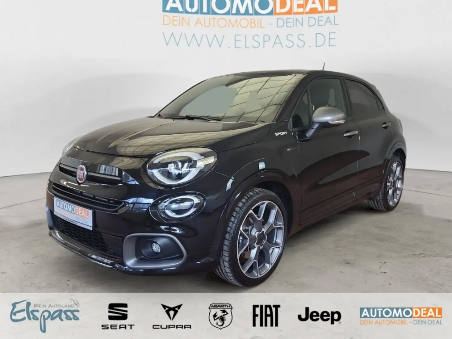 Fiat 500X Sport AUTOMATIK NAV LED KAMERA SITZ.HZG TEMPOMAT A Schwarz - 1
