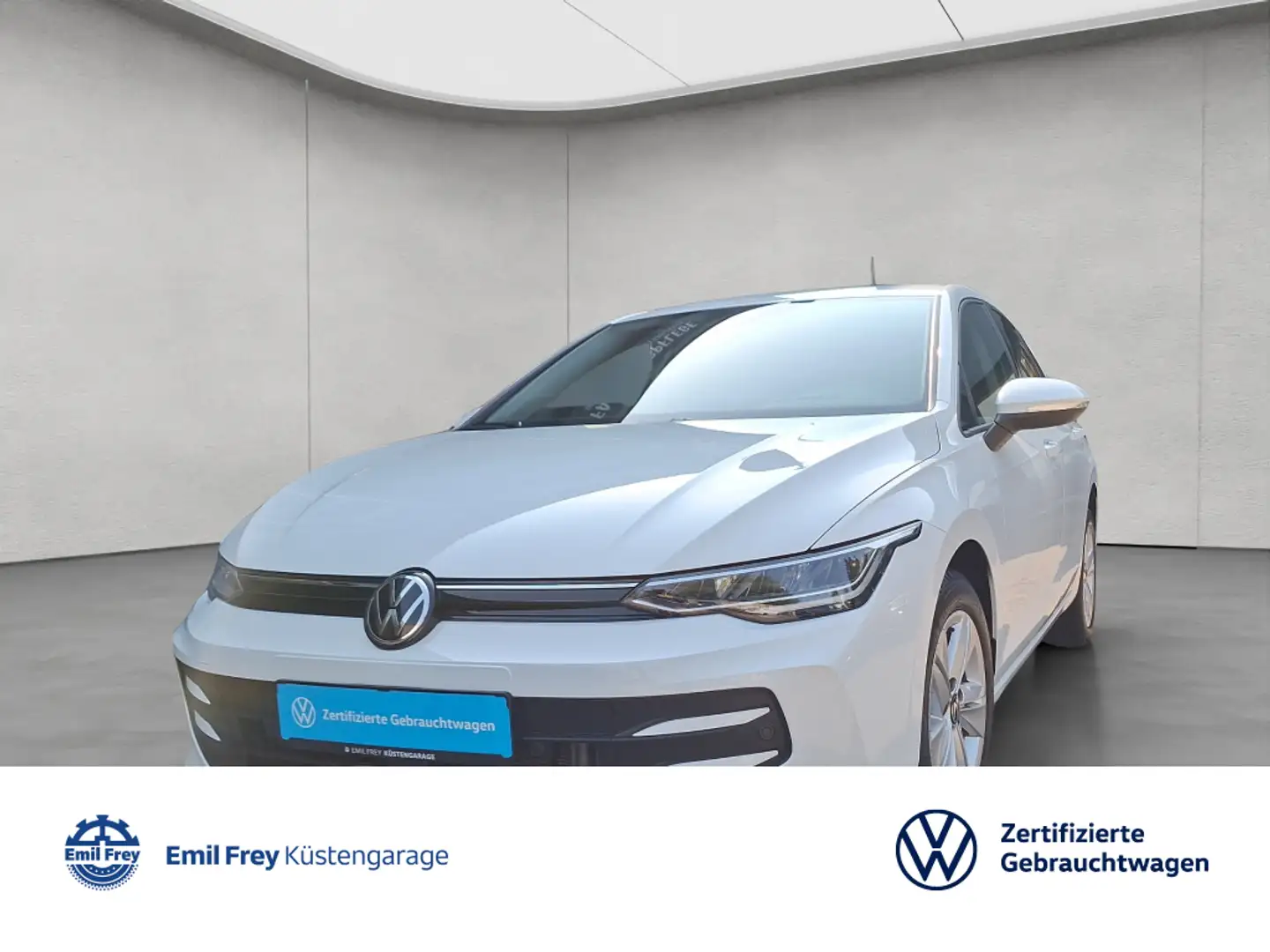 Volkswagen Golf VIII 1.5 eTSI DSG Life KESSY RFK GJR ACC PD Weiß - 1