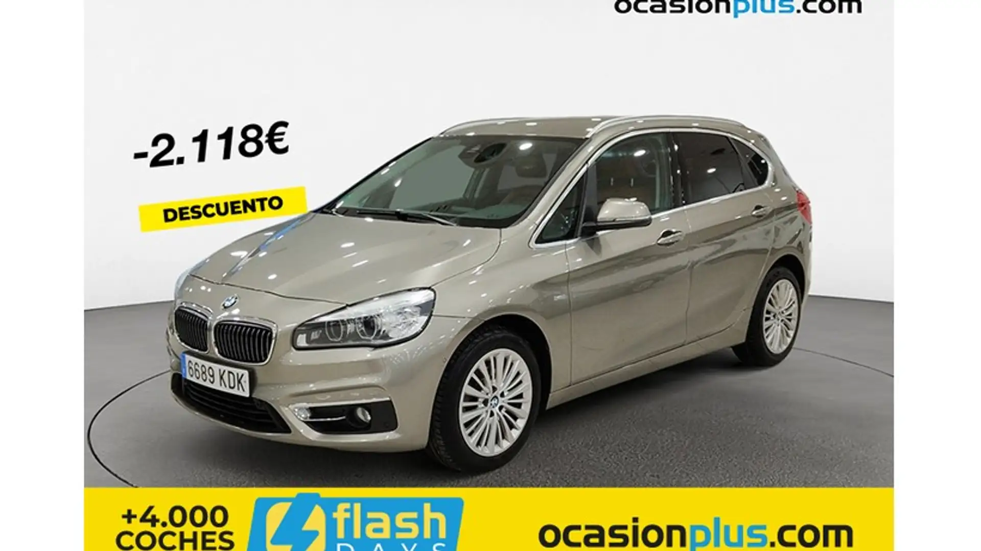 BMW 218 218dA Active Tourer Plateado - 1