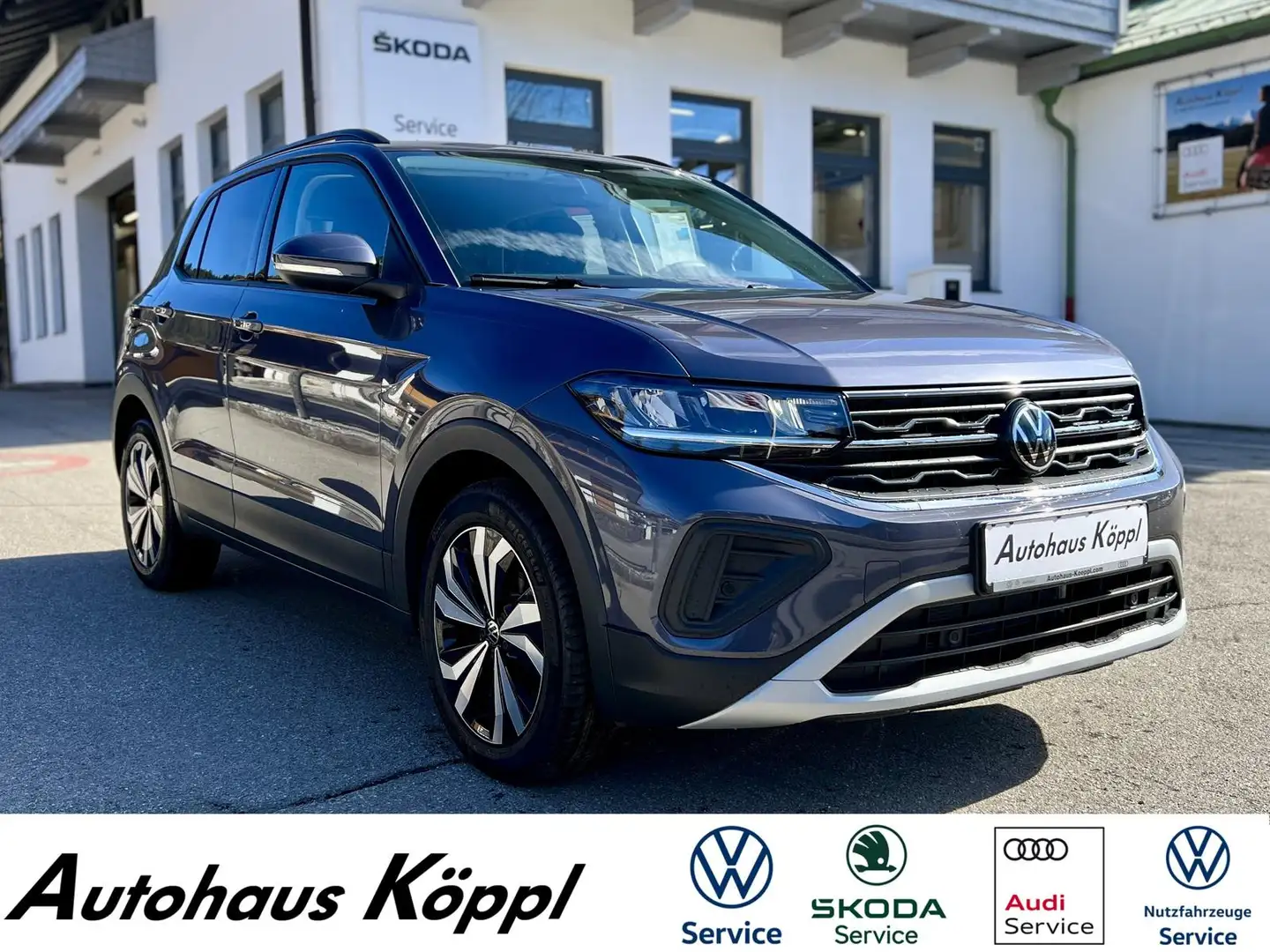 Volkswagen T-Cross 1.0 TSI DSG Life RFK LED 17" 2Z-Klima Grau - 1