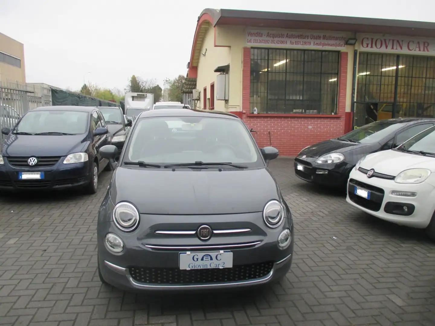 Fiat 500 1.3 mjt Riva 95cv Per Neopatentati Grigio - 1
