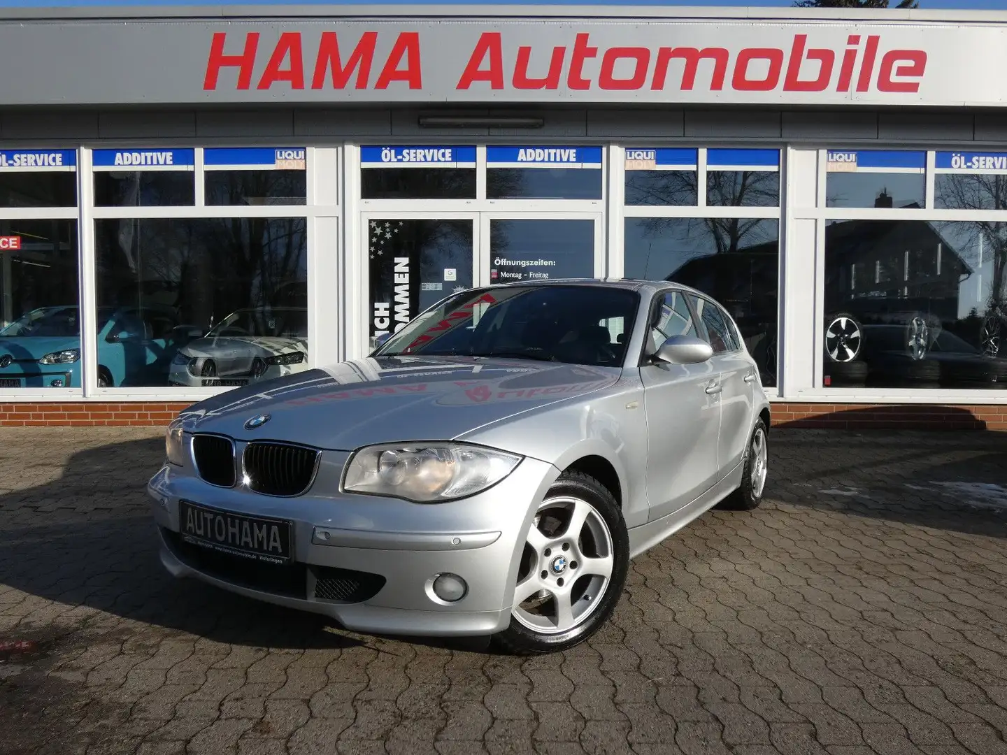 BMW 116 i Lim. *SHZ*KLIMA*SCHIEBEDACH*GEPLFEGT* Argent - 1