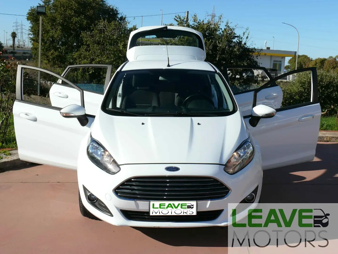 Ford Fiesta 1.4 5 porte GPL (M1419) Weiß - 2