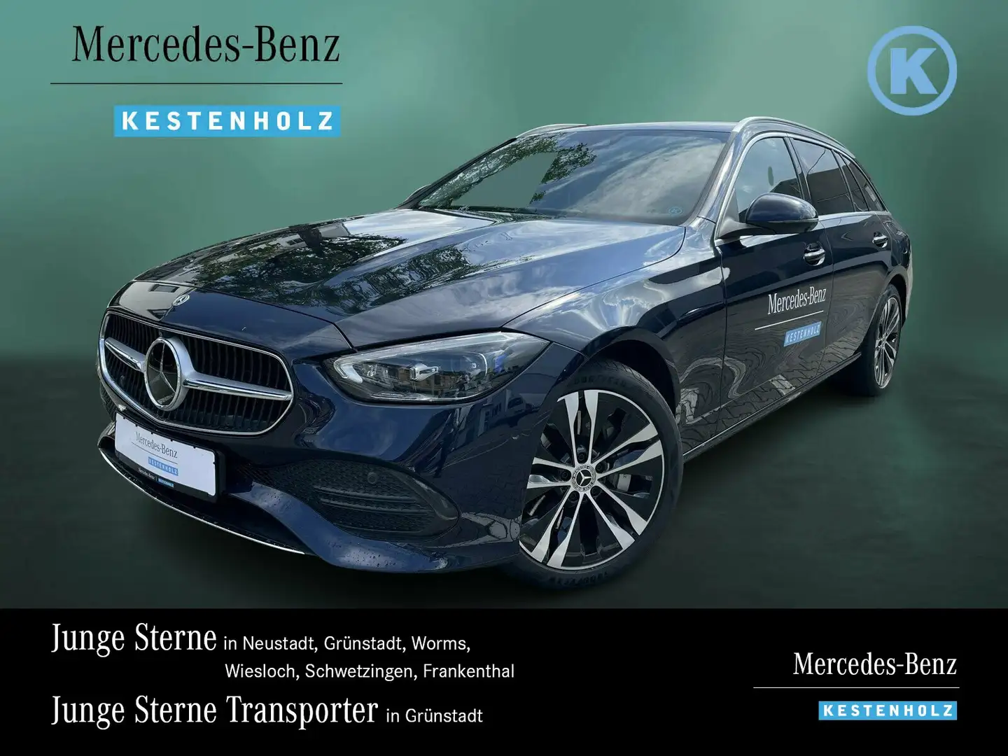 Mercedes-Benz C 300 C 300 e T AVANTGARDE+DISTRO+360+MEMO+EASYP+AMBI Blau - 1