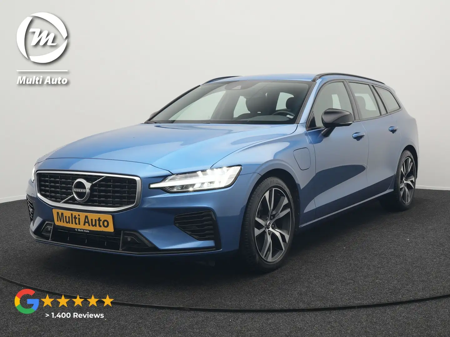 Volvo V60 T6 Recharge AWD R-Design Plug In Hybrid 340pk Deal Bleu - 1