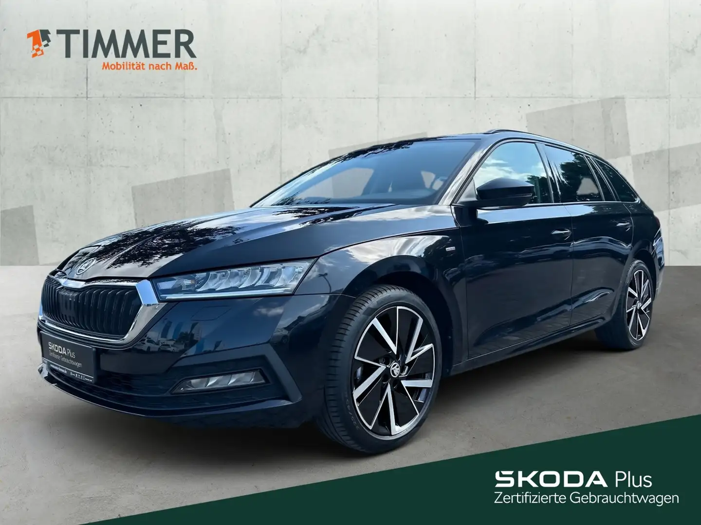 Skoda Octavia Combi 2.0 TDI CLEVER *AHK *18" *RKAM *ACC *NAVI * Nero - 1