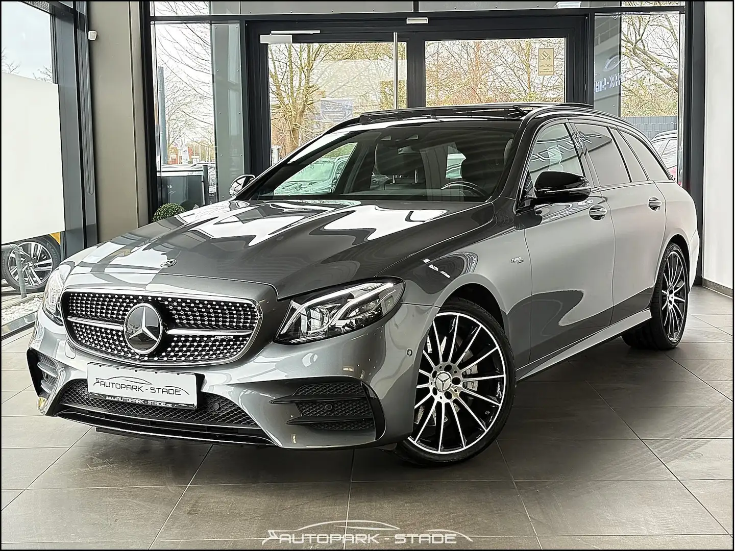 Mercedes-Benz E 53 AMG 4Matic+ Pano HUD Widescreen Burmester Gris - 2