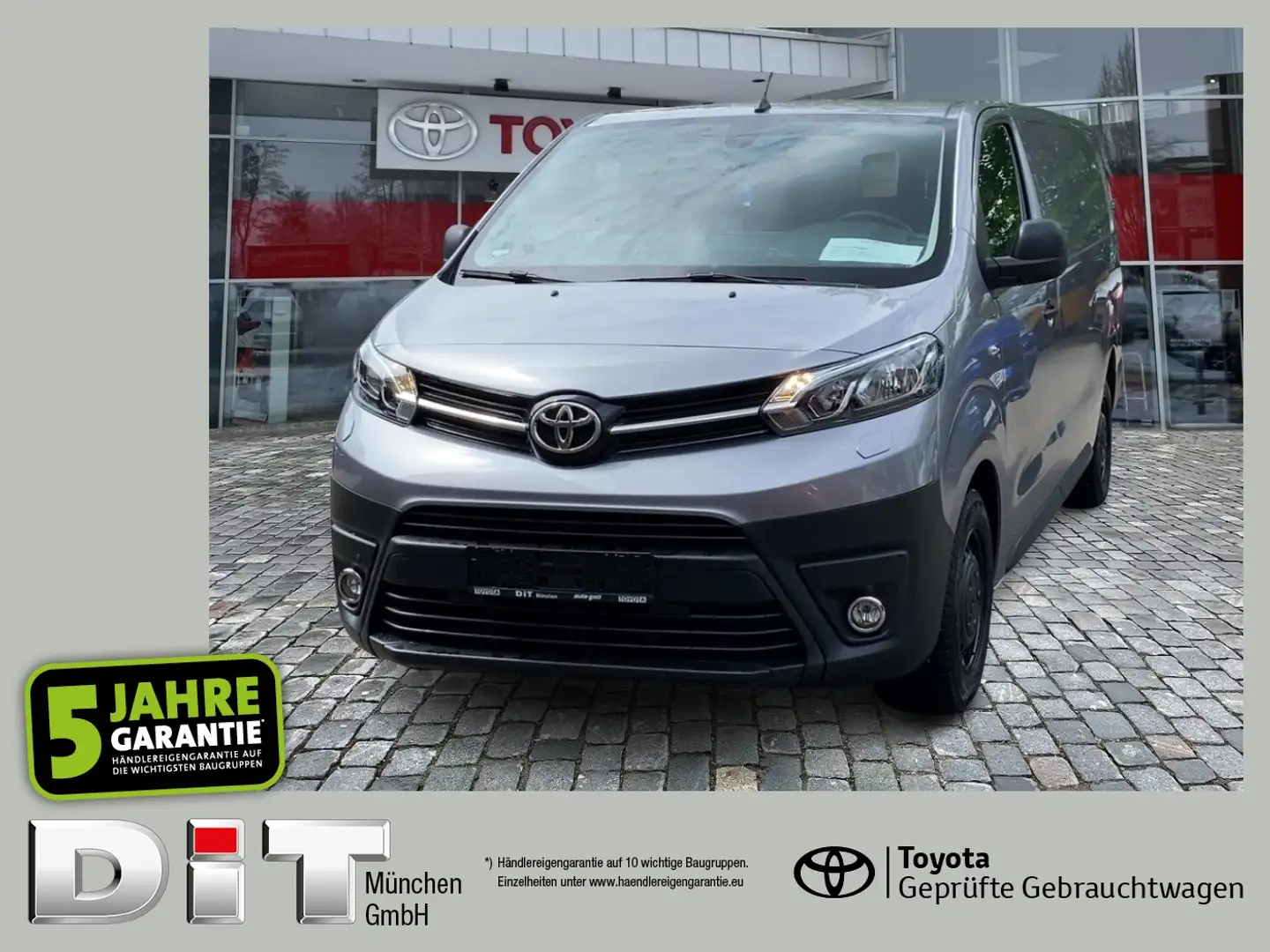 Toyota Proace Kasten 2.0 D-4D L2 Kasten Meister Plateado - 1