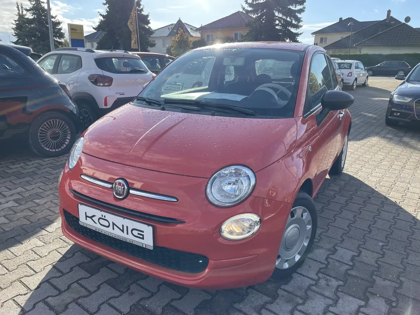 Fiat 500 1.0 CULT Klimaanlage*Tempomat Orange - 1