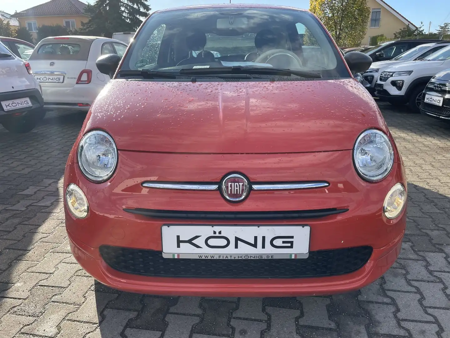 Fiat 500 1.0 CULT Klimaanlage*Tempomat Orange - 2
