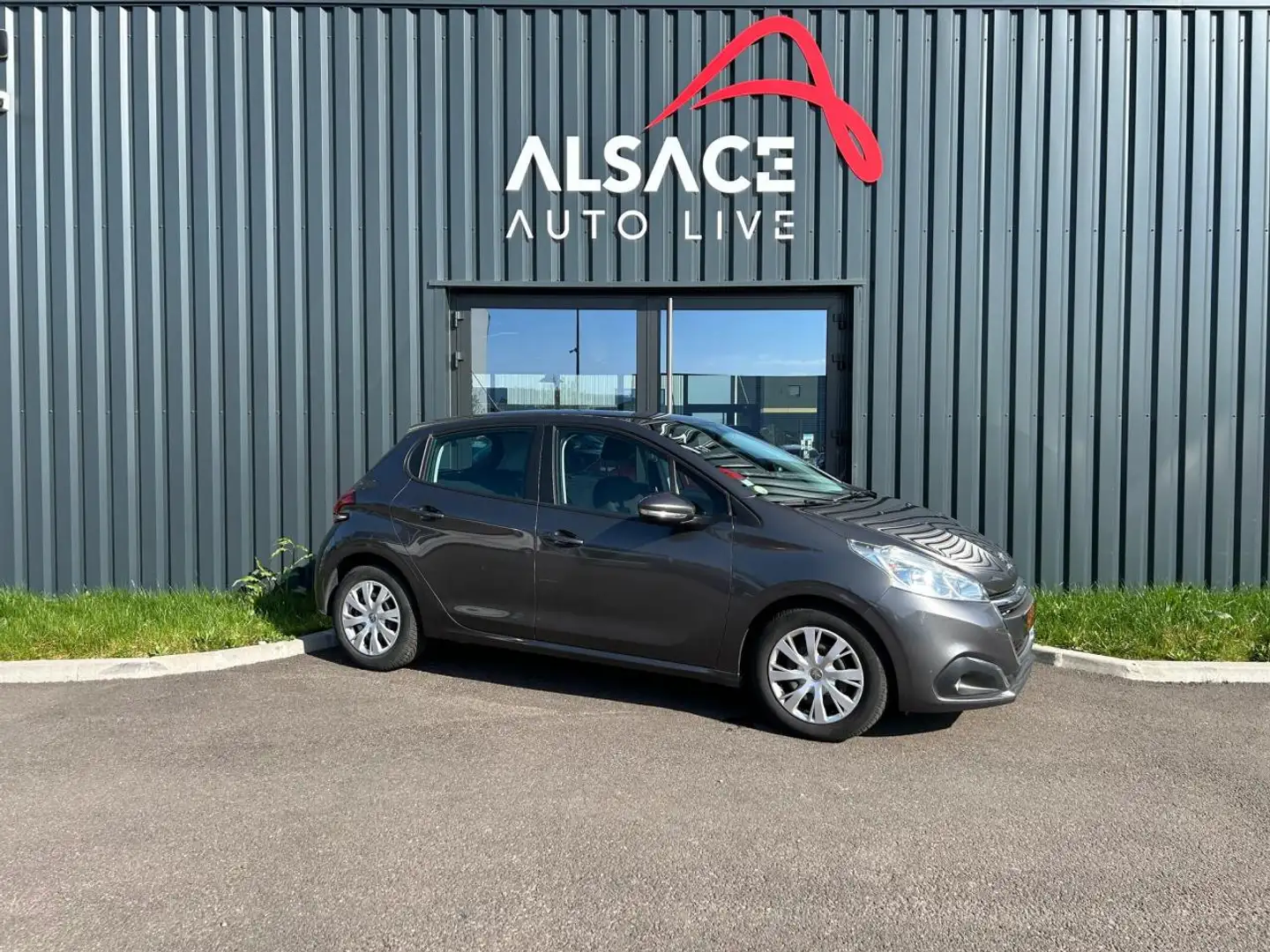 Peugeot 208 SOCIETE 1.6 BlueHDi 100CH Premium Pack - 6 659 HT - 2 PLACES / CARPLAY / GPS Grijs - 1