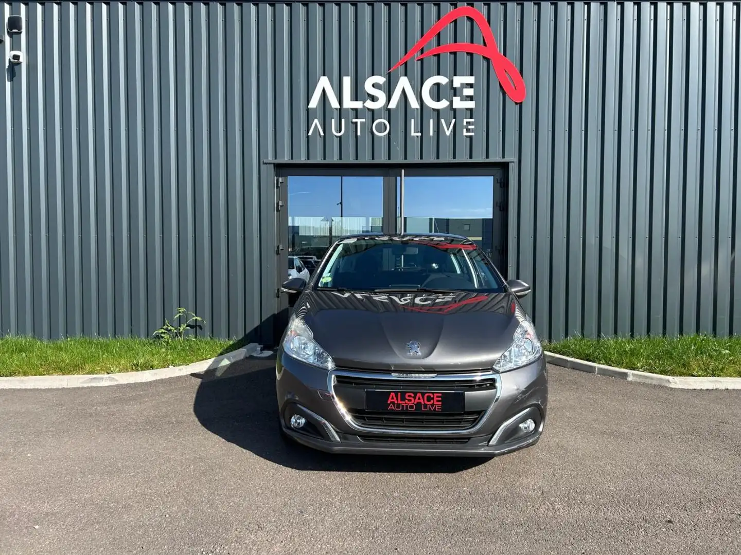 Peugeot 208 SOCIETE 1.6 BlueHDi 100CH Premium Pack - 6 659 HT - 2 PLACES / CARPLAY / GPS Grijs - 2