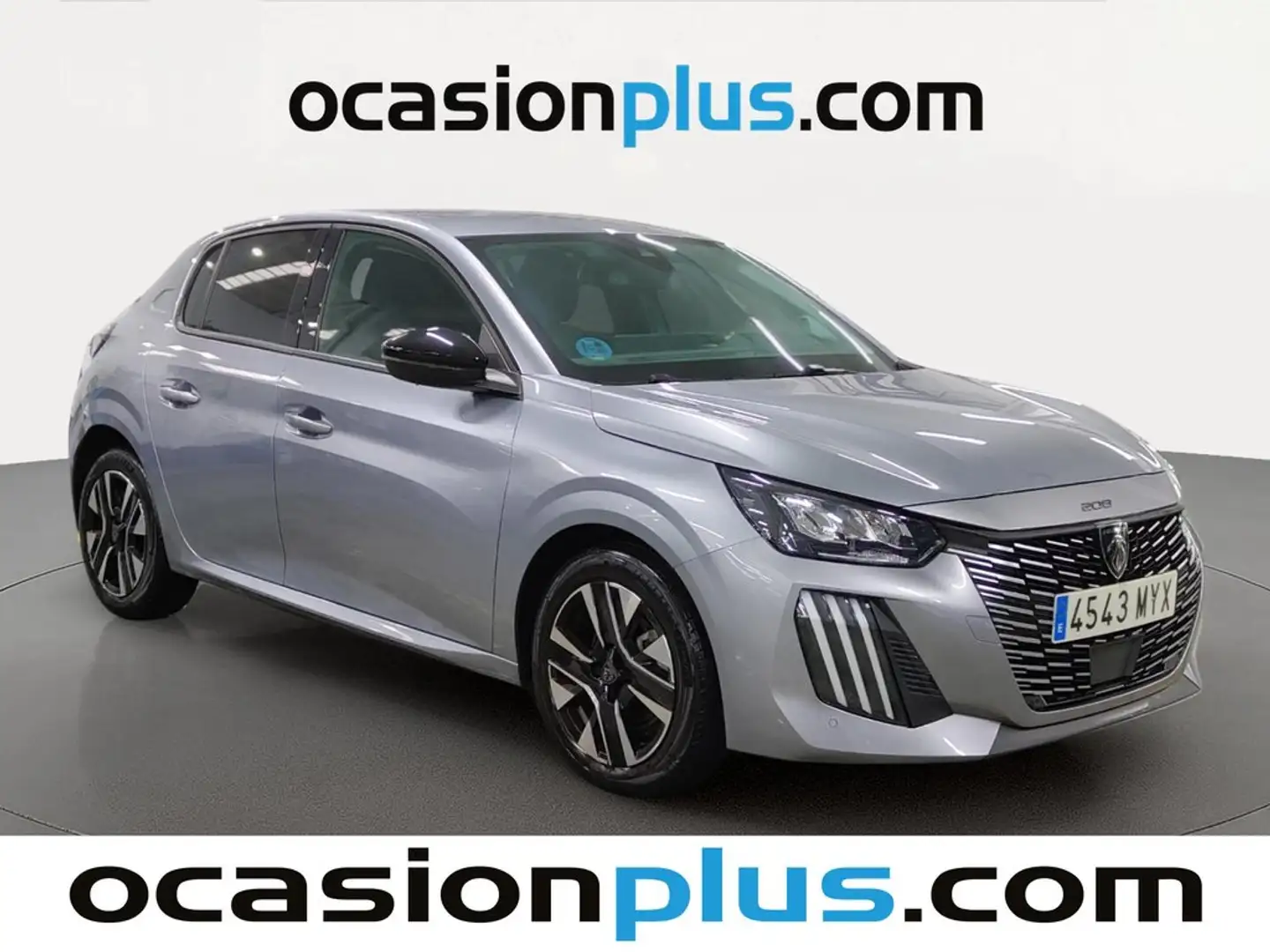 Peugeot 208 1.2 Puretech S&S Allure 100 Gris - 2
