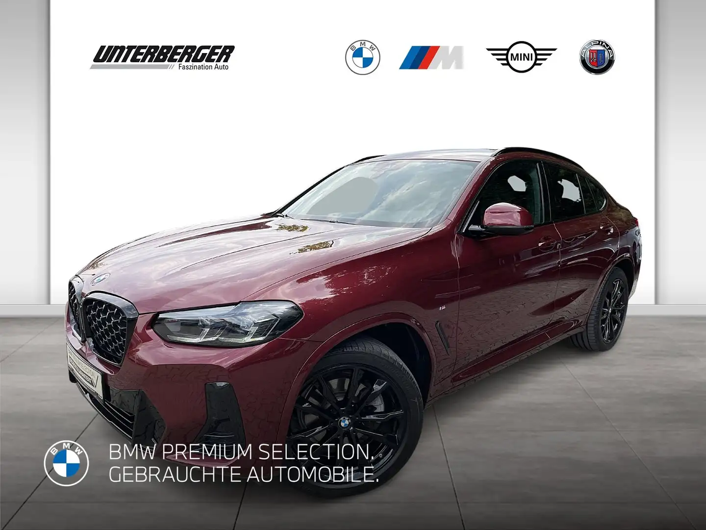 BMW X4 xDrive20d M Sportpaket-HiFi-DAB-LED-WLAN-AHK Rood - 1