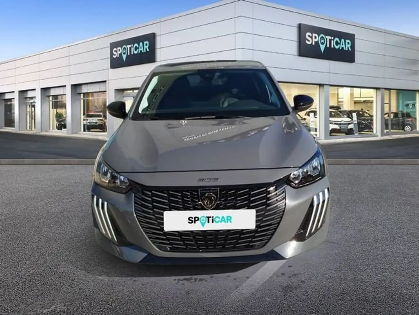 Peugeot 208 HYBRID 100 eDCS6 Allure Gris - 2