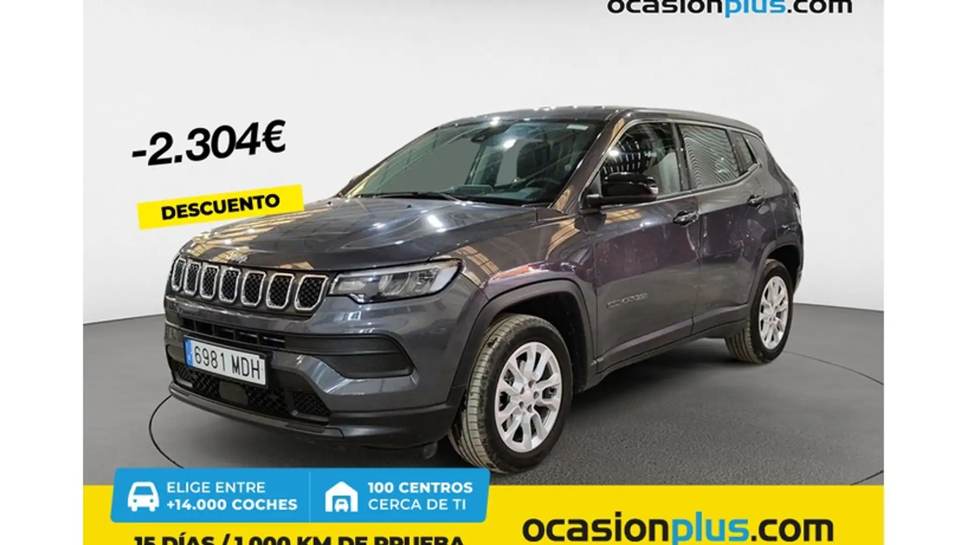 Jeep Compass 1.5 MHEV Night Eagle FWD DCT Gris - 1
