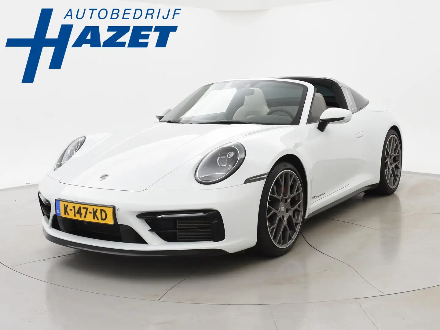 Porsche 992 TARGA 4S 3.0 992 ORIG. NL *17.979 KM* + SPORTUITLA Blanc - 1
