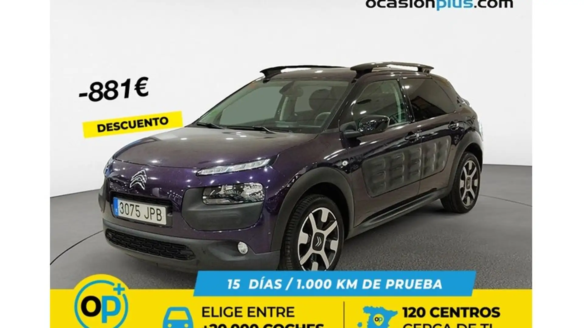 Citroen C4 Cactus 1.6 BlueHDi Shine 100 Mauve - 1