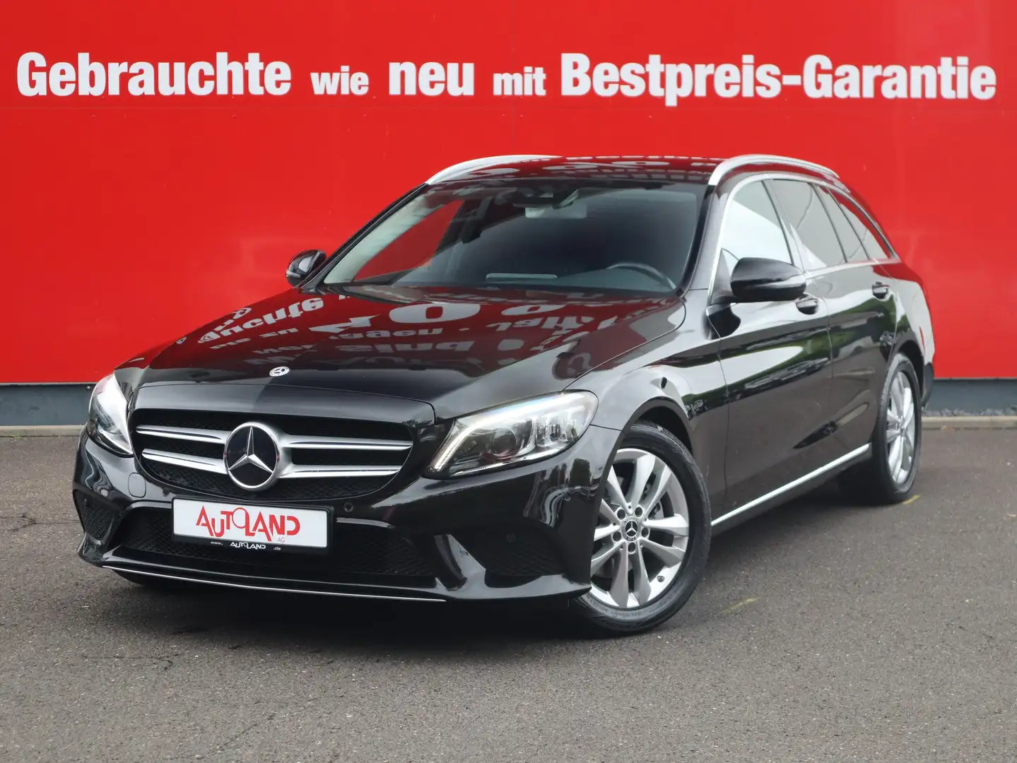 Mercedes-Benz C 160 C200 T-Modell d LED Navi Kamera Tempomat Schwarz - 1