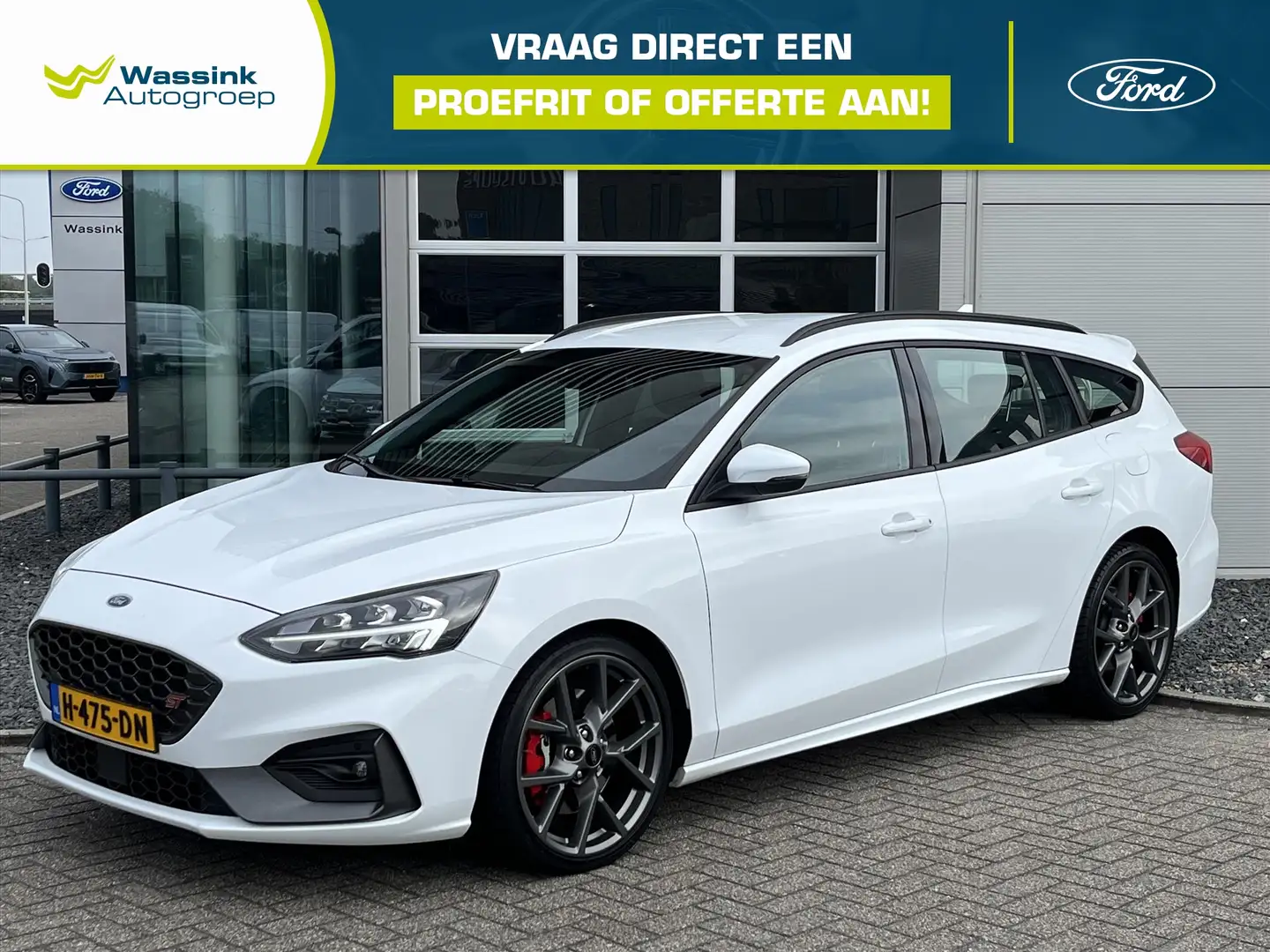 Ford Focus Wagon 2.3 EcoBoost 280pk ST-3 | Winterpack | Alcan Wit - 1