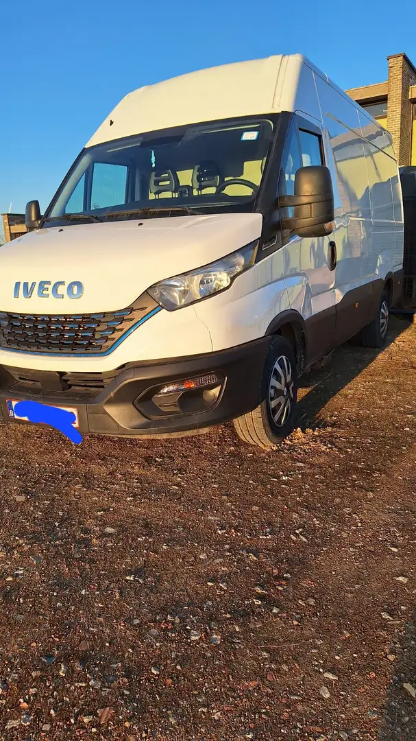 Iveco Daily 35 C 14NA8 SV L teilverglast Wit - 2