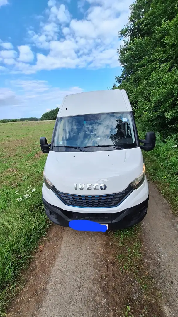 Iveco Daily 35 C 14NA8 SV L teilverglast Wit - 1