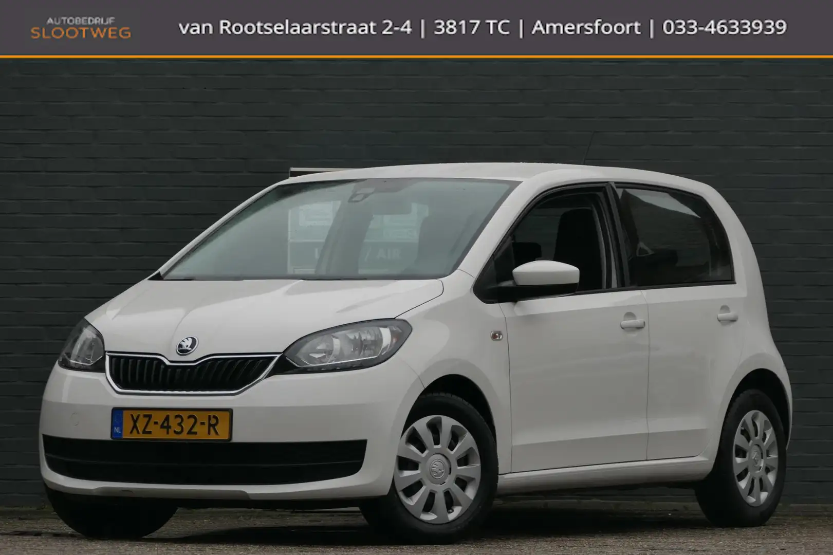 Skoda Citigo 1.0 Ambition Airco | Cruise Control | Bluetooth Weiß - 1