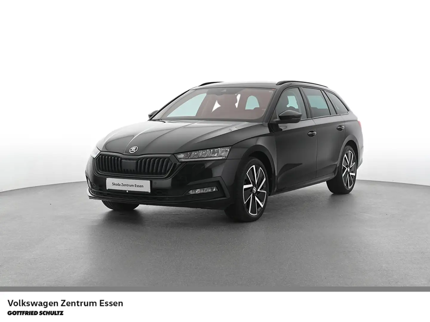 Skoda Octavia Combi Clever TDI DSG LED AHK Navi Keyless Schwarz - 1