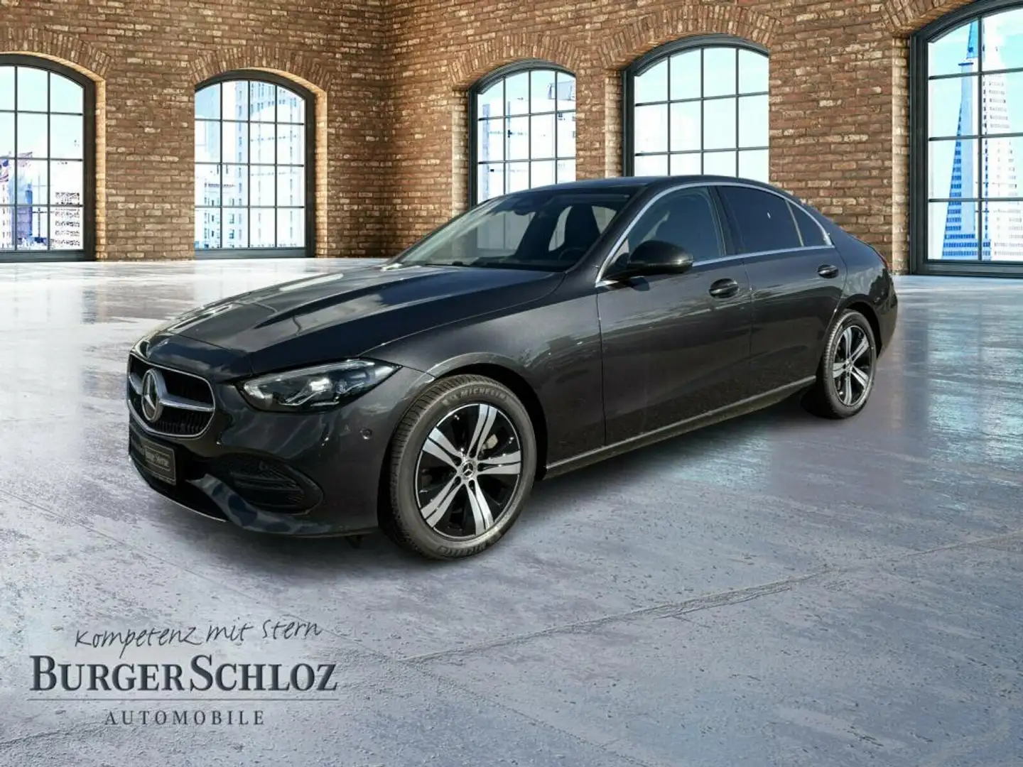 Mercedes-Benz C 220 d Avantgarde AHK AUT Kam. KeyLess KlimaA Grau - 1