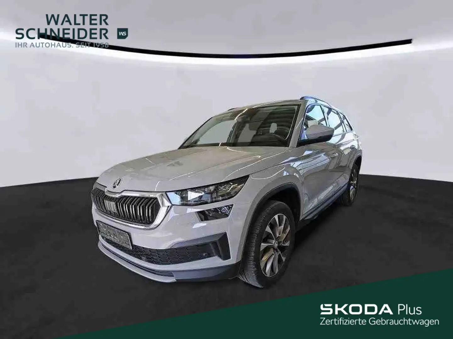 Skoda Kodiaq 2.0 TDI DSG 4x4 Clever Navi AHK Matrix-LE Grigio - 1