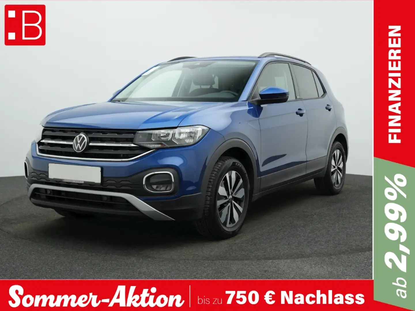 Volkswagen T-Cross 1.0 TSI DSG Move NAVI ACC KAMERA ALU16 Modrá - 1