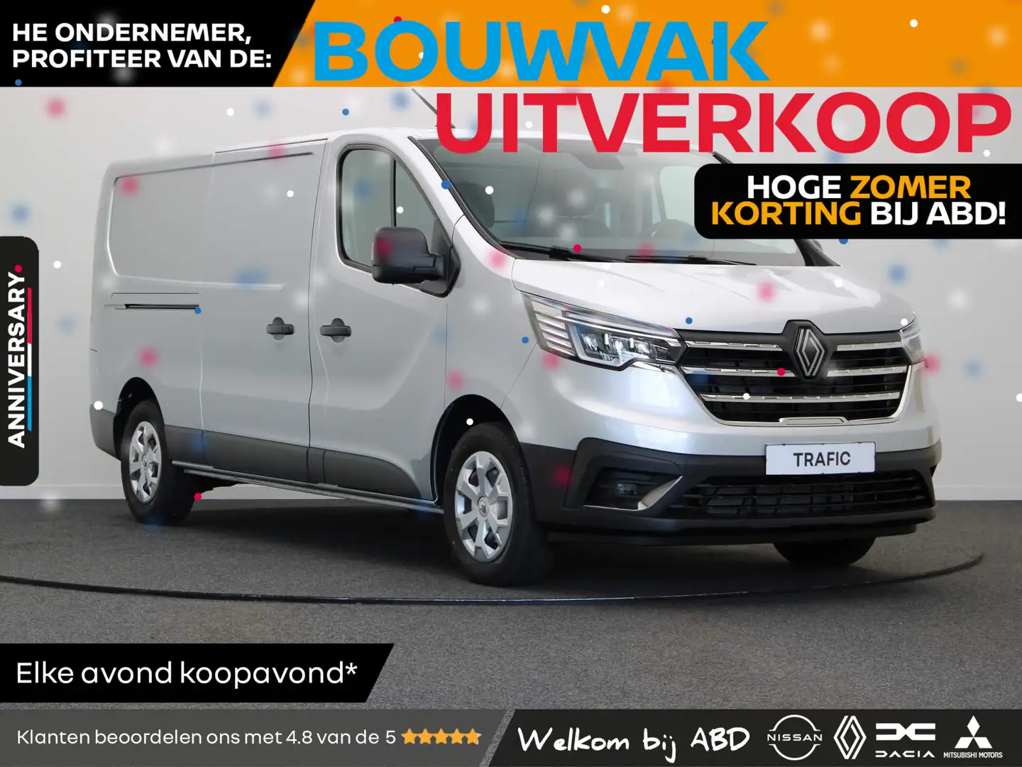 Renault Trafic 2.0 dCi 130 T30 L2H1 Advance | Trekhaak | Laadruim Zilver - 1