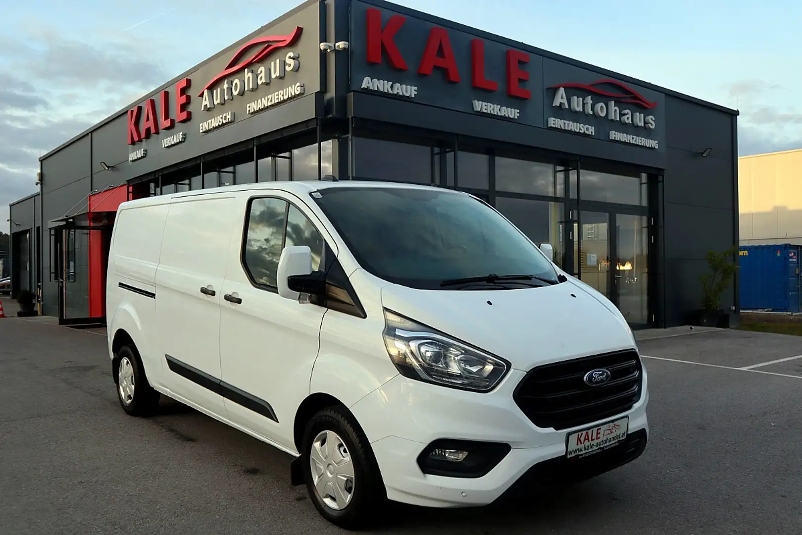 Ford Transit Custom Kasten 2,0 TDCi L2H1 300 Trend*1.Besitz*Net. Weiß - 1