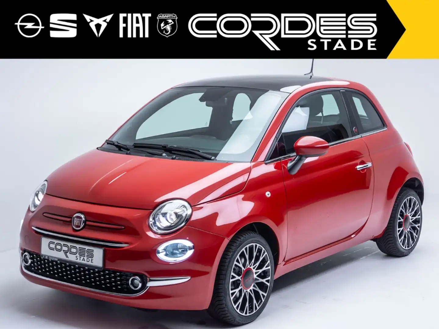Fiat 500 Red 1.0 Mild Hybrid Navi Allwetterreifen PDC (173) Red - 2