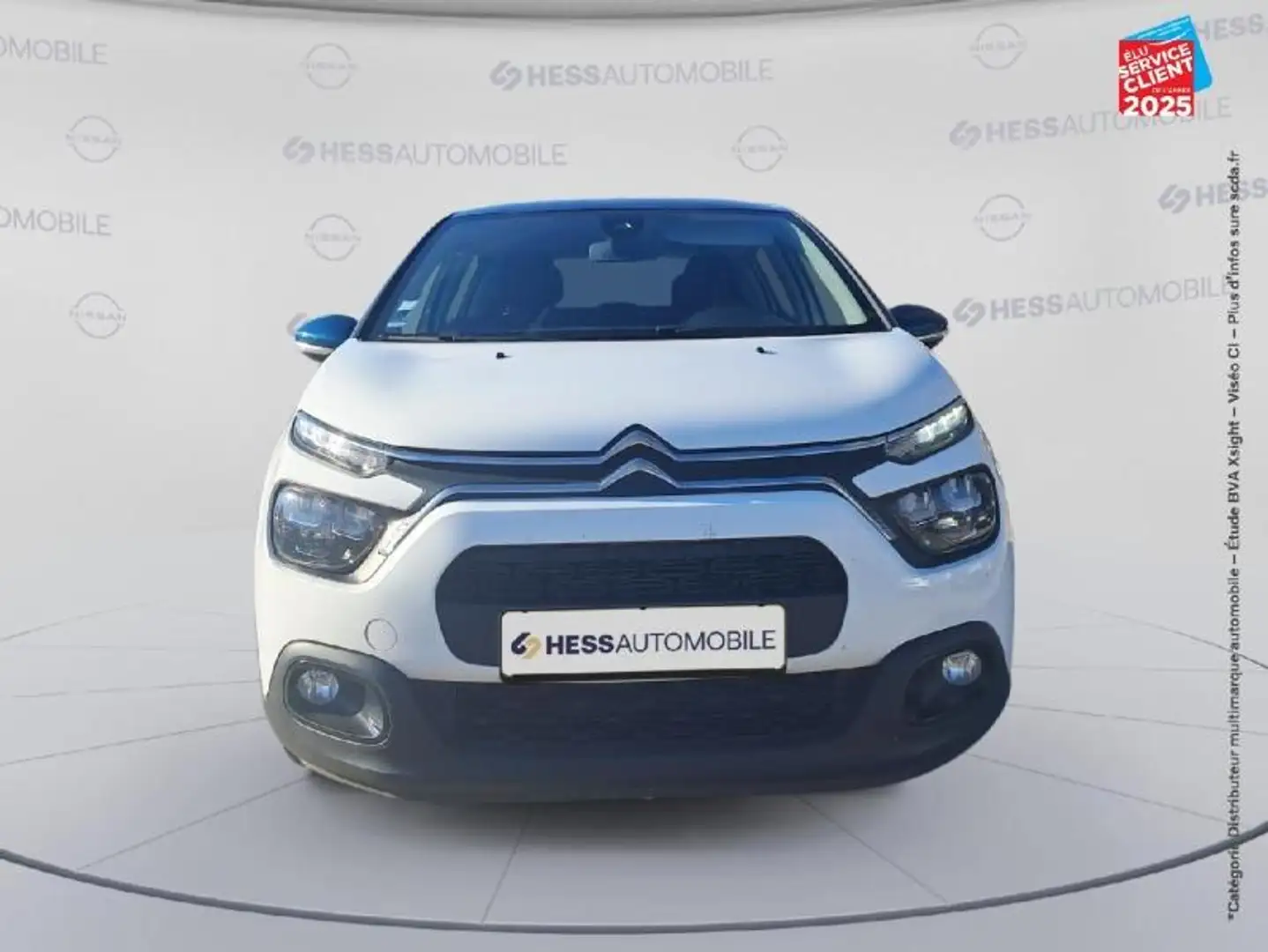 Citroen C3 1.2 PureTech 110ch S/S Shine 124g GPS Camera Carplay Blanc - 2