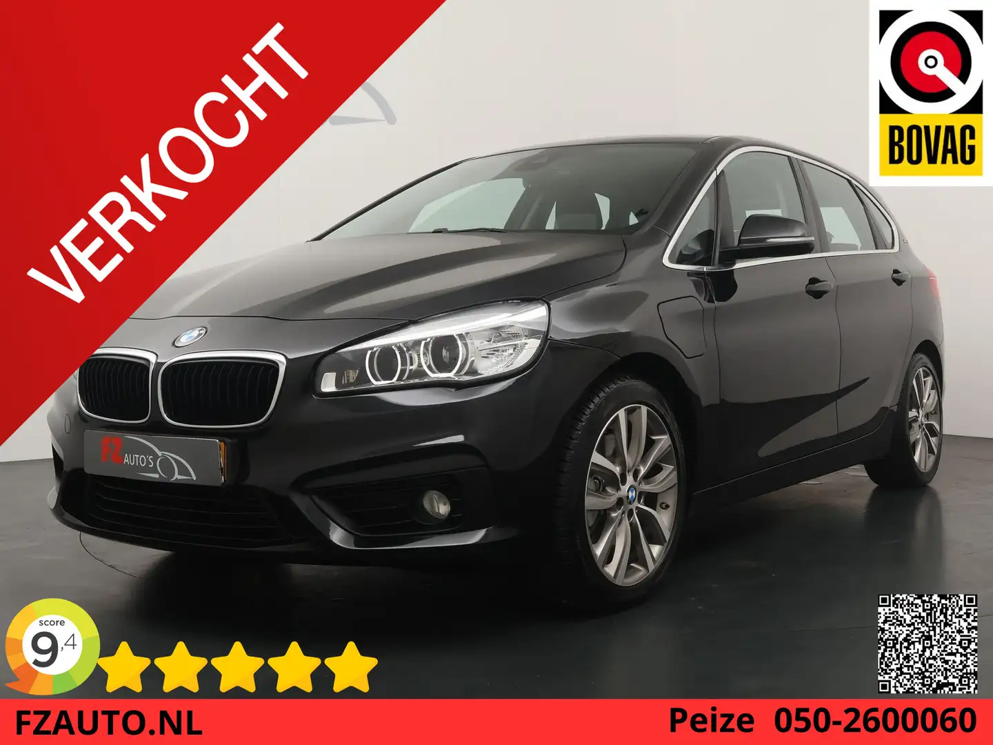 BMW 225 2-serie Active Tourer 225xe iPerformance Executive Zwart - 1