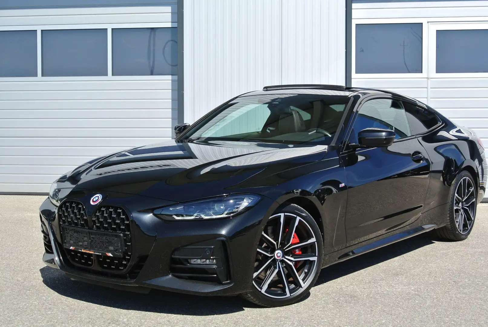 BMW 420 d Coupe Aut. *M-Sportpaket * LEDER *Schiebedach Schwarz - 1