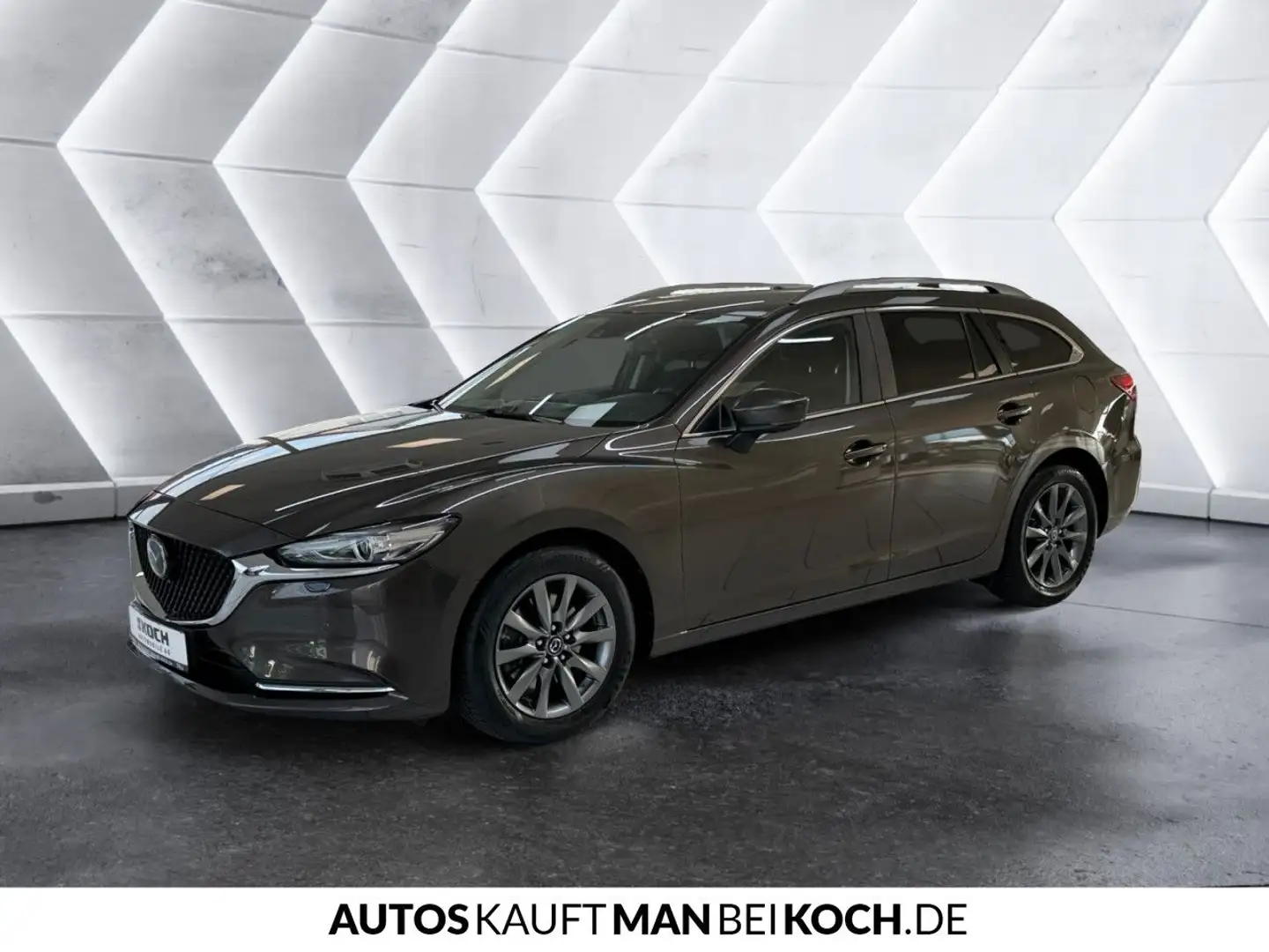 Mazda 6 Kombi SKYACTIV-D 150 Exclusive Line NAVI AHK LED Grigio - 2
