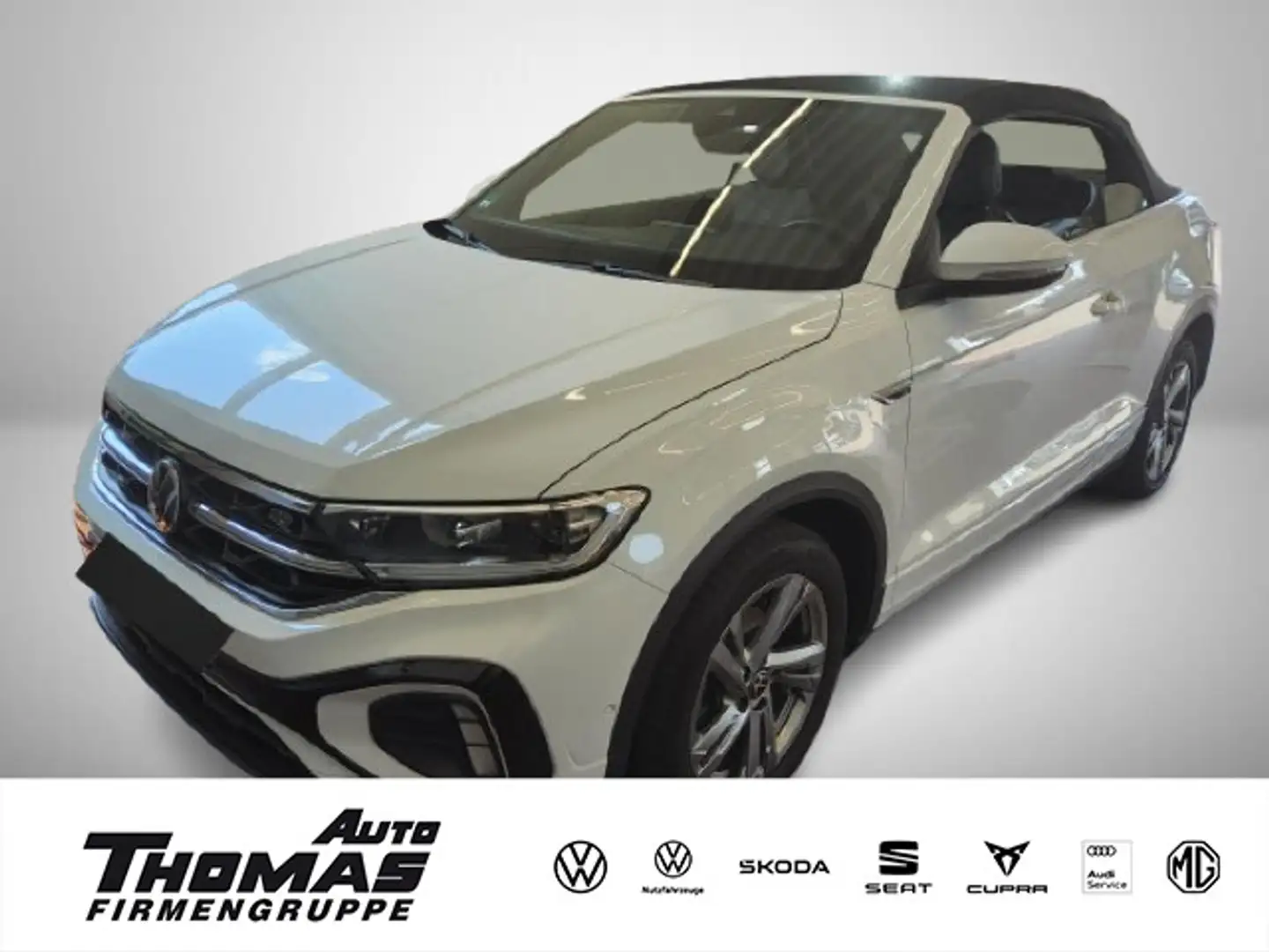 Volkswagen T-Roc R-Line 1.5 TSI DSG MATRIX+RFK Weiß - 1