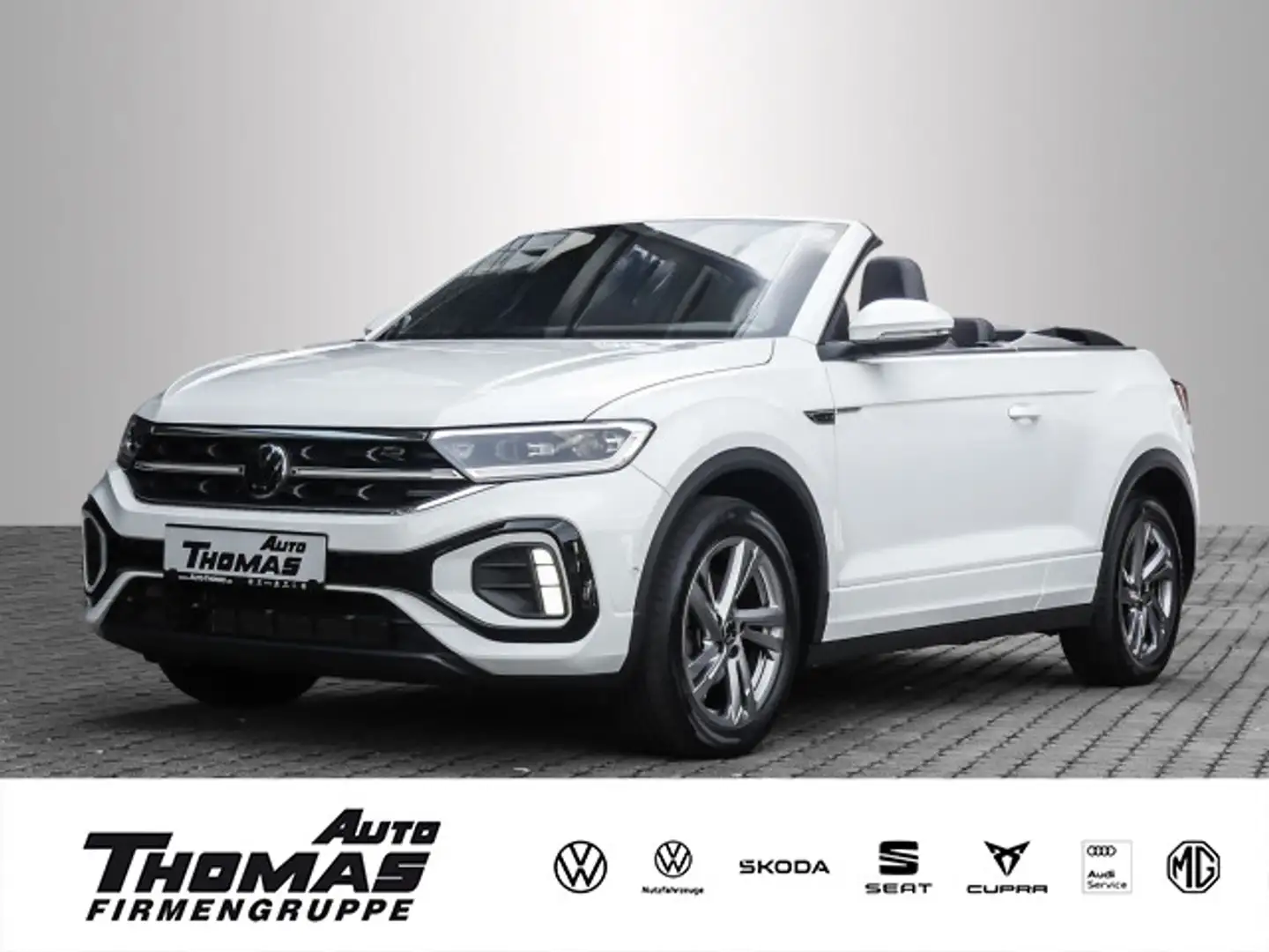 Volkswagen T-Roc R-Line 1.5 TSI DSG MATRIX+RFK Bianco - 1