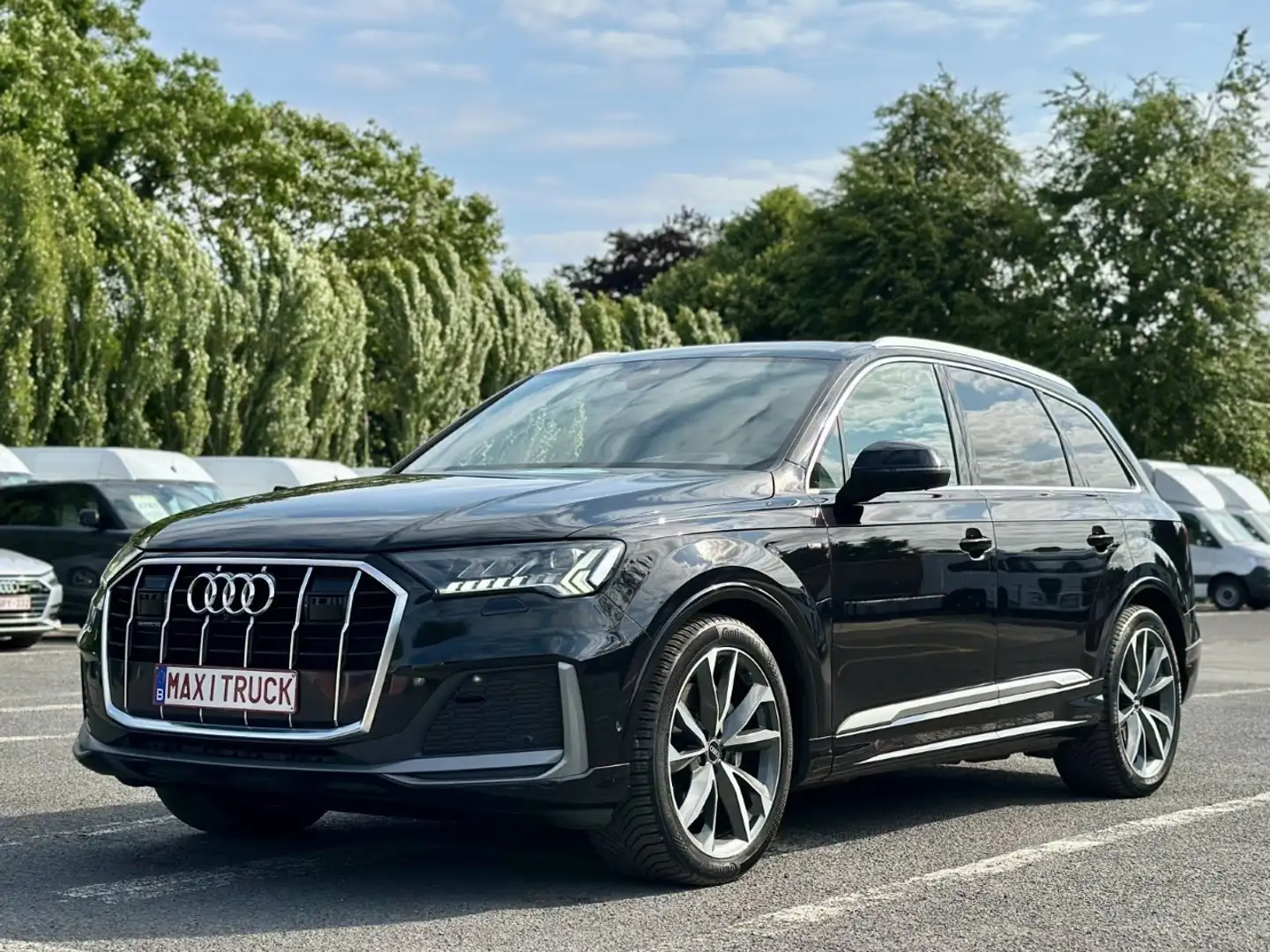 Audi Q7 Line 50 Quattr TipT-47.000€-Leasing 1.434€/M Zwart - 2