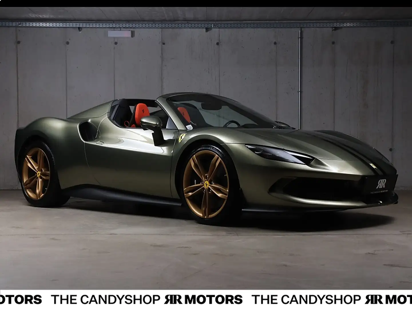 Ferrari 296 GTS Roadster *Verde_Masoni*Daytona_Racing_Sitze... Grün - 1