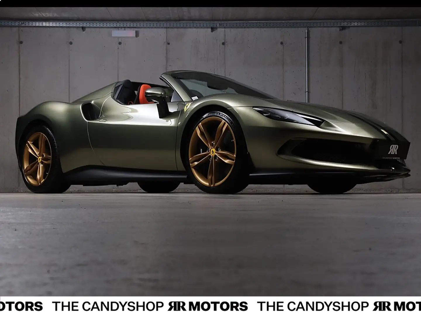 Ferrari 296 GTS Roadster *Verde_Masoni*Daytona_Racing_Sitze... Grün - 2