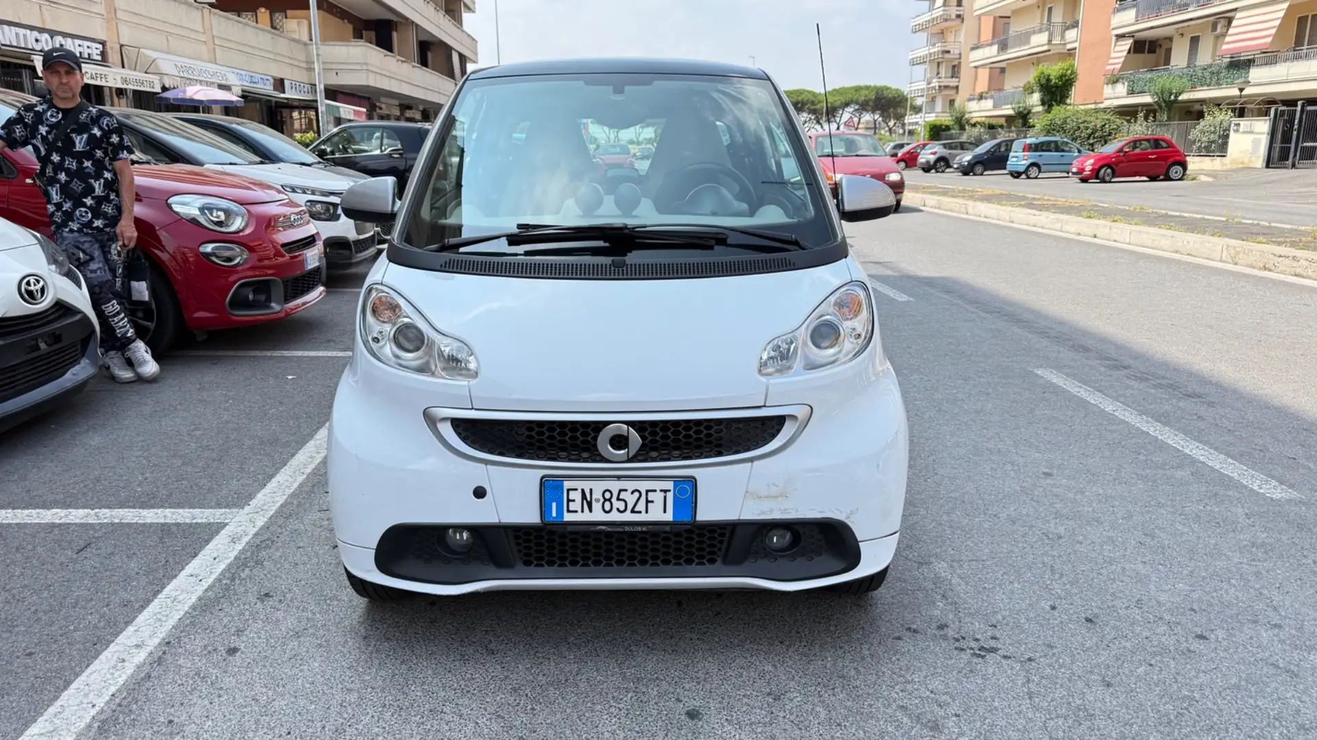 smart forTwo 800 40 kW coupé passion cdi LED PANORAMA Bianco - 1