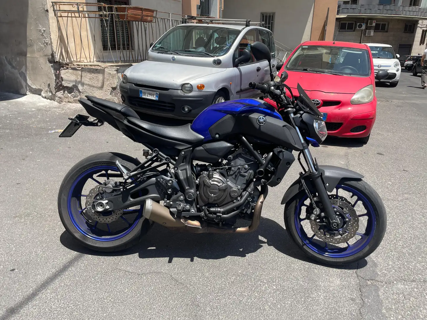 Yamaha MT-07 35kW, ABS Azul - 2
