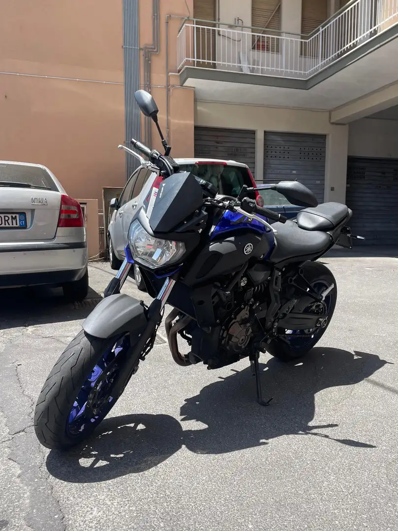 Yamaha MT-07 35kW, ABS Azul - 1