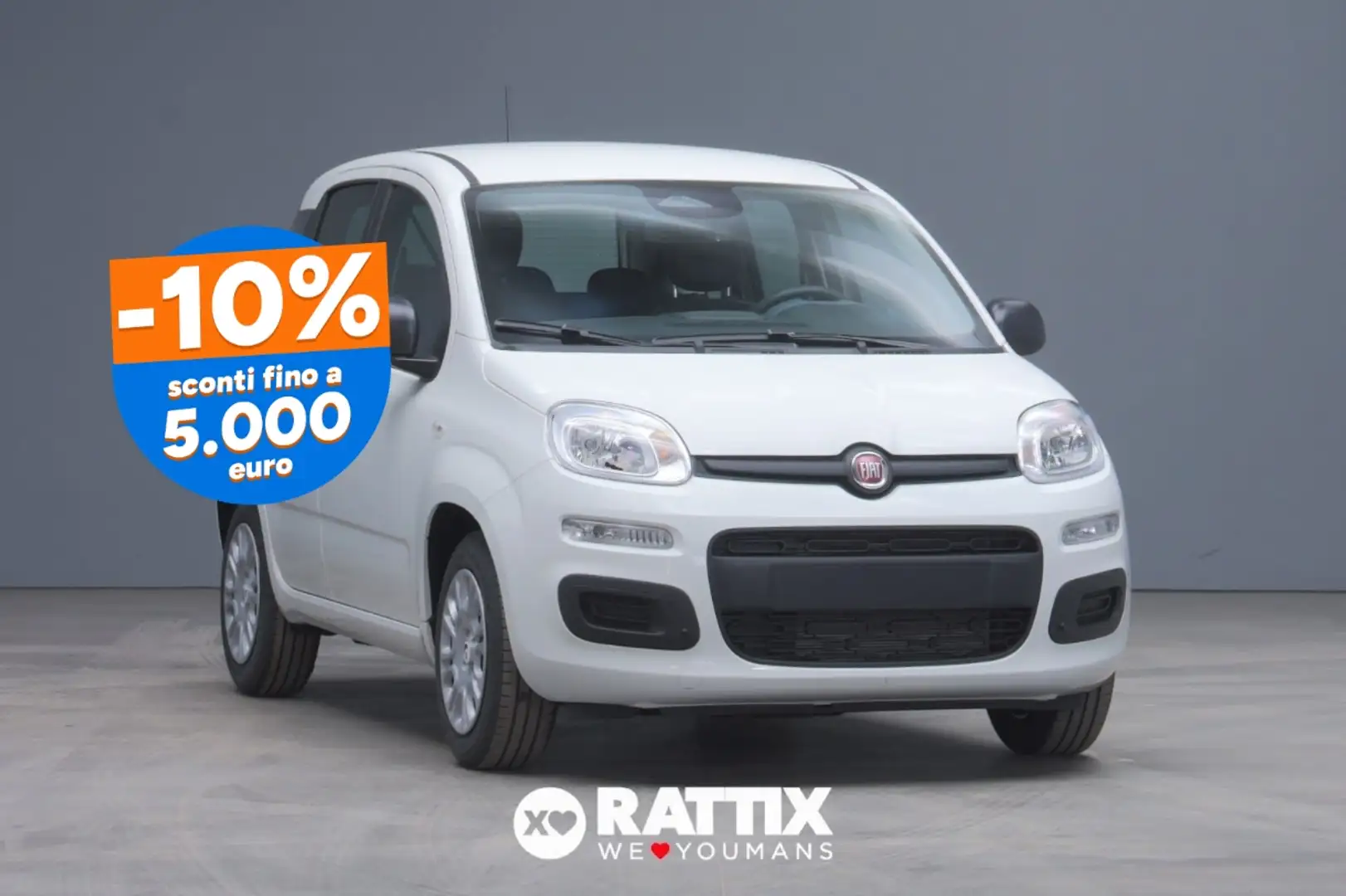 Fiat Panda 1.0 Firefly Hybrid 70CV 5p.ti + Pack City Blanc - 1