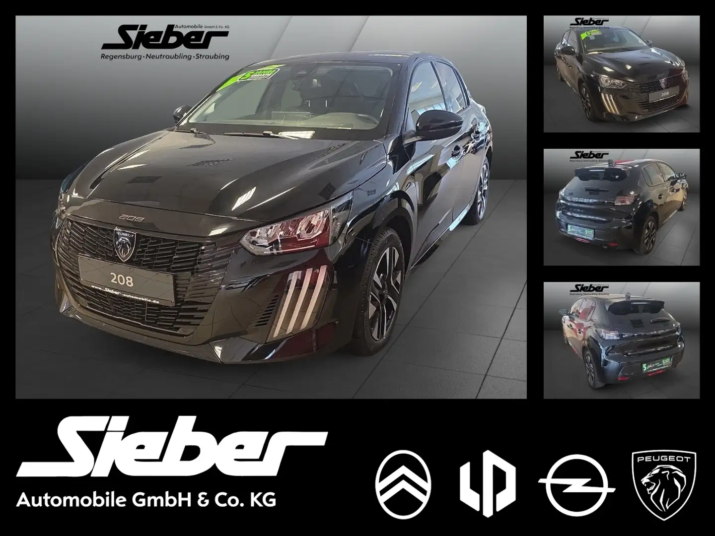 Peugeot 208 1.2 PureTech 100 Allure *Sitzheizung*PDC* Schwarz - 1