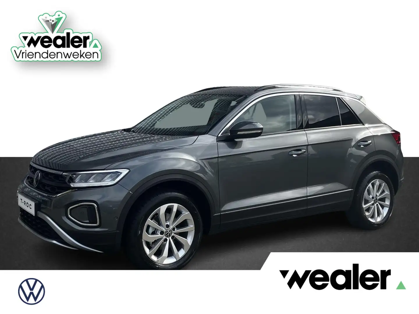 Volkswagen T-Roc Life Edition 1.5 110 kW / 150 pk TSI SUV 7 versn. Grijs - 1